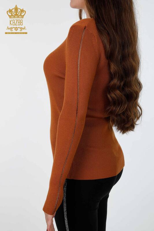 Женский трикотаж свитер оптом с v-образным вырезом вязка - 16240 | КАZЕЕ