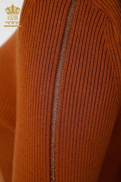 Женский трикотаж свитер оптом с v-образным вырезом вязка - 16240 | КАZЕЕ - Thumbnail