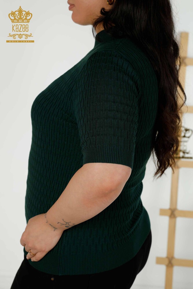Женский трикотаж Свитер оптом - Воротник-стойка - Nefti - 30338 | КАZEE - 5