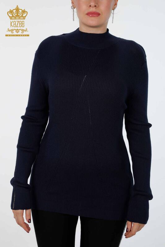 Женский трикотаж свитер оптом стойка воротник вязка - 16248 | КАZЕЕ