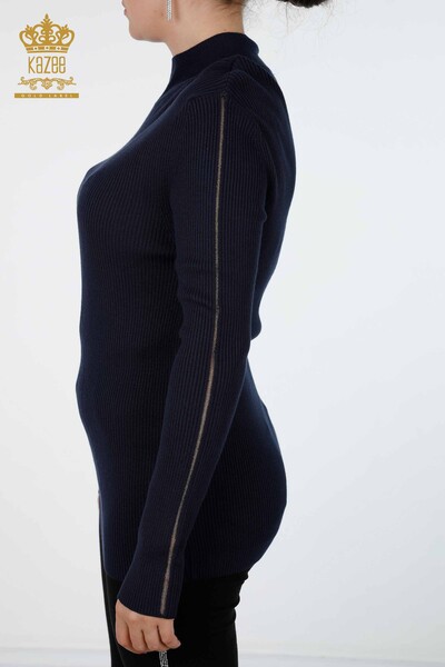 Женский трикотаж свитер оптом стойка воротник вязка - 16248 | КАZЕЕ - 16