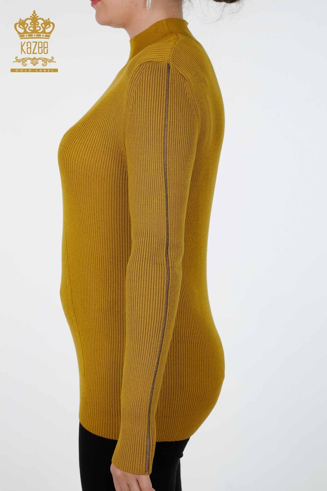 Женский трикотаж свитер оптом стойка воротник вязка - 16248 | КАZЕЕ - 29