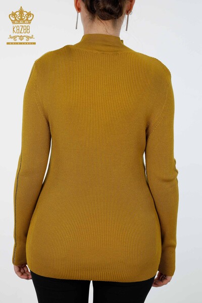Женский трикотаж свитер оптом стойка воротник вязка - 16248 | КАZЕЕ - 31