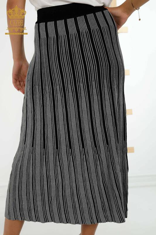 Женская юбка оптом - два цвета - антрацит - 4131 | КАZEE