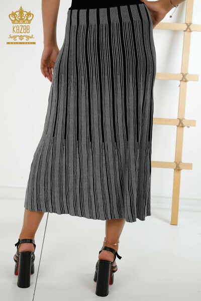 Женская юбка оптом - два цвета - антрацит - 4131 | КАZEE - Thumbnail