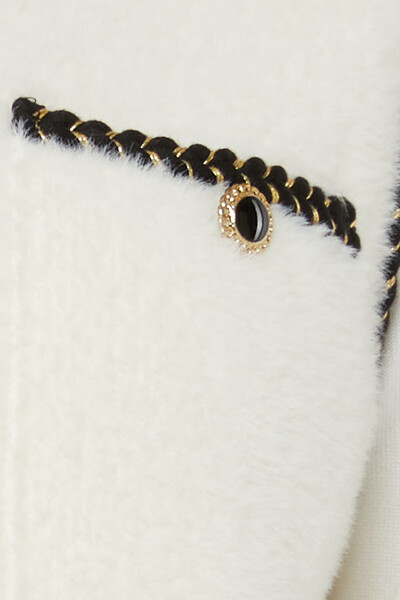 Жилет из ангоры с пуговицами, цвет экрю - 30755 | KAZEE (Набор из 4 шт. M-L-XL-2XL) - 5